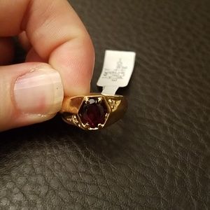 14KT electro plated gold ring